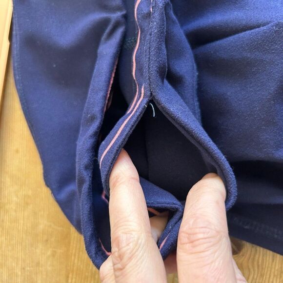 Carve Designs Womens Size Small Navy Blue Cropped Leggings Workout Casual Pullon - Picture 9 of 9